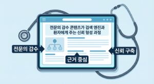 전문의 감수 콘텐츠가 검색 엔진과 환자에게 주는 신뢰 형성 과정